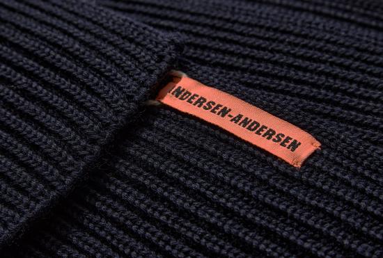  안데르센 안데르센 머플러/스카프 짧은 스카프 - G5 / SIGNATURE YARN 네이비 - ANDERSEN-ANDERSEN