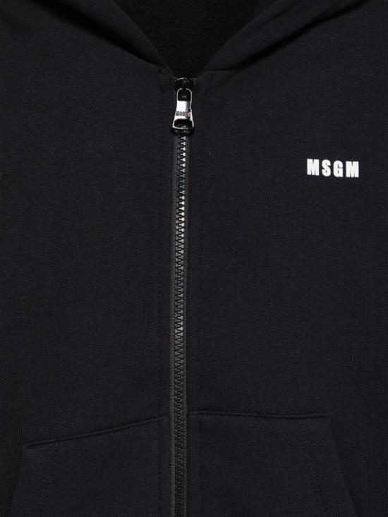 24FW [키즈] 엠에스지엠 트레이닝 상의 F4MSJGZH258 110 NERO - MSGM