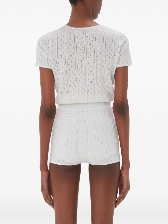  JW앤더슨 반팔 티셔츠 KW1276YN0389 001 WHITE - JW ANDERSON