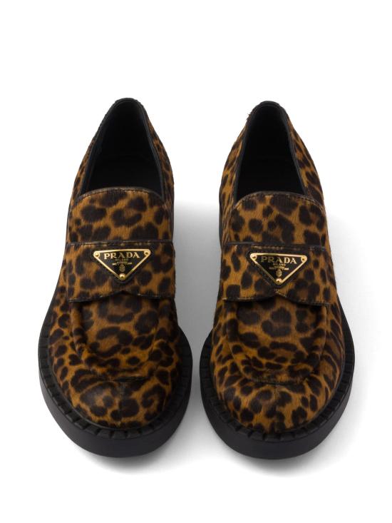 26SS 프라다 초콜릿 브러쉬드 레더 로퍼 1D246MFDG50XRY F0151 MIELE - PRADA