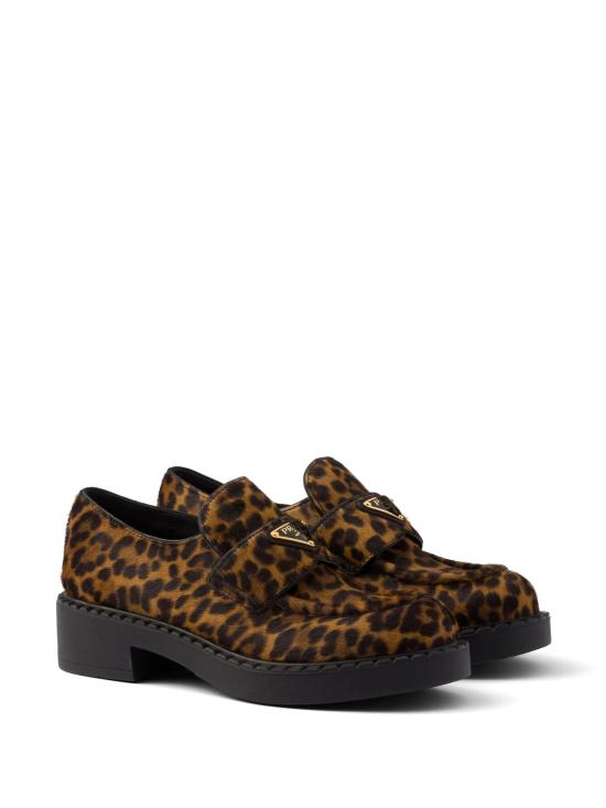 26SS 프라다 초콜릿 브러쉬드 레더 로퍼 1D246MFDG50XRY F0151 MIELE - PRADA