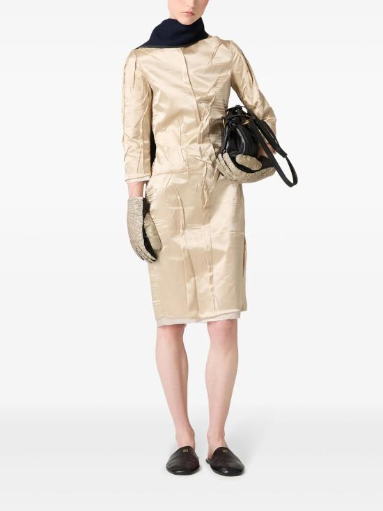 24FW 미우미우 미디 원피스 MF5558SOOO15UK F0F24 DESERTO - MIU MIU