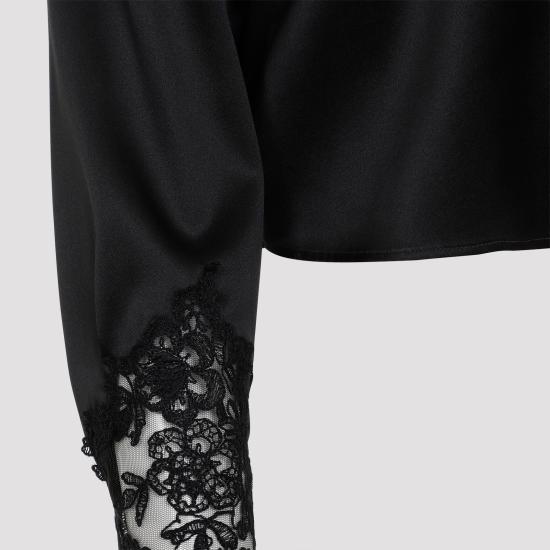 24FW 에르마노 설비노 블라우스 D452K751OEL 95708 BLACK - ERMANNO SCERVINO