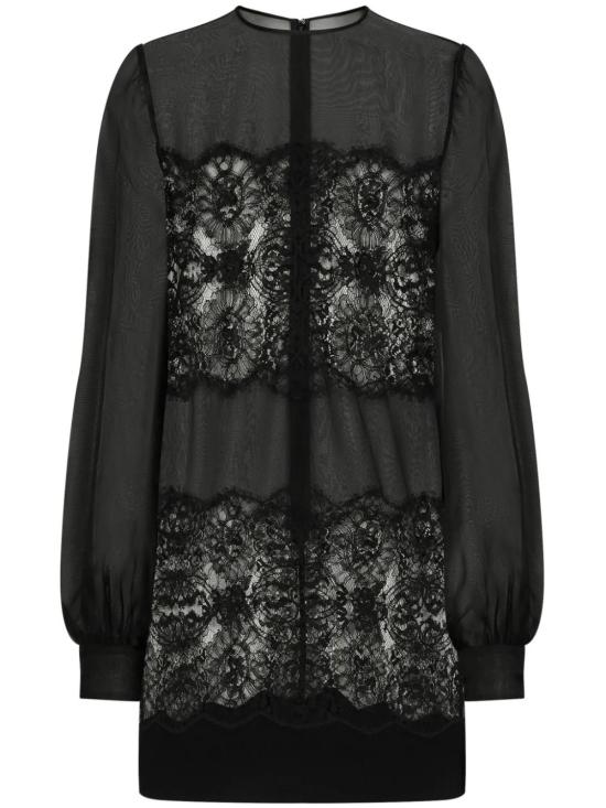 24FW 돌체앤가바나 숏 원피스 F6JNETFU1BU N0000 NERO - DOLCE & GABBANA