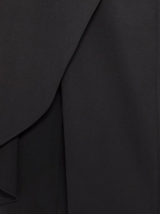 24FW 알라이아 스트레이트 팬츠 AA9P02526T615 995 Black - ALAIA