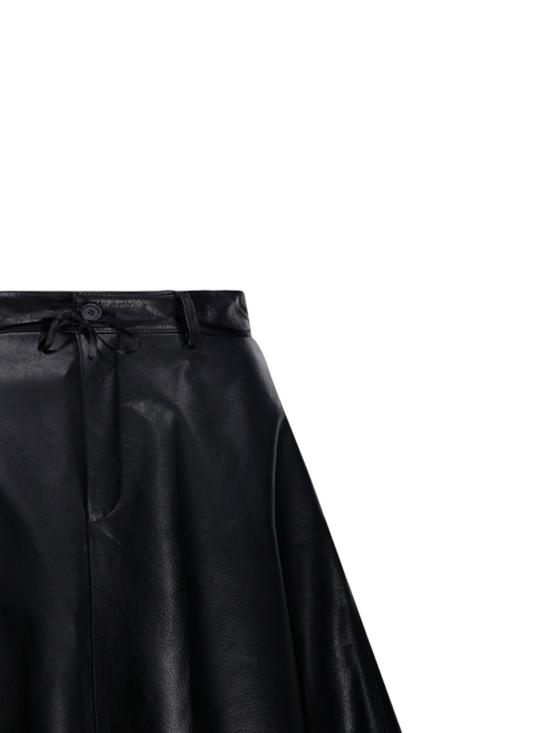 24FW 발렌시아가 미디 스커트 814074 TOS02 1000 BLACK - BALENCIAGA