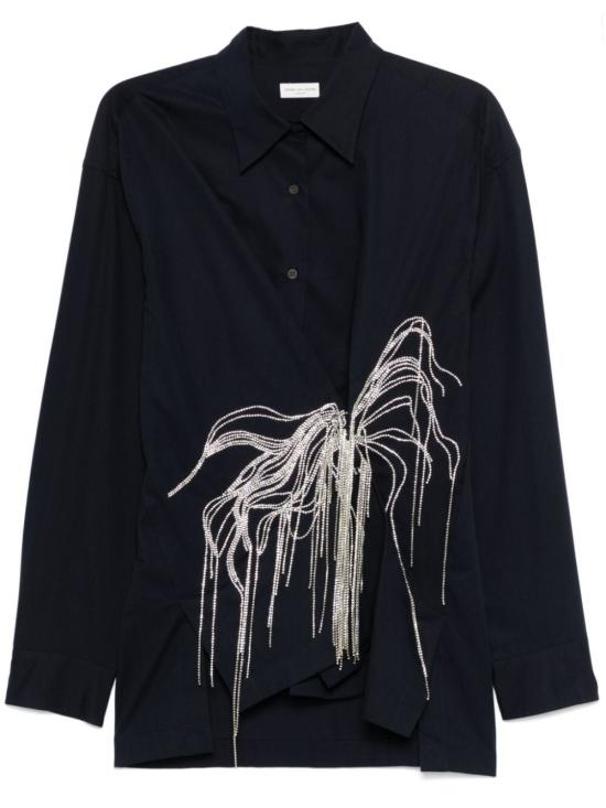  드리스 반 노튼 셔츠 242 010743 9295 509 NAVY - DRIES VAN NOTEN