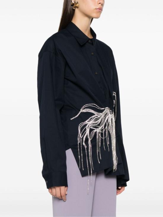  드리스 반 노튼 셔츠 242 010743 9295 509 NAVY - DRIES VAN NOTEN