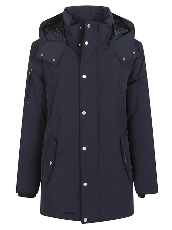 25FW 무스너클 그래닛 피크 지퍼 파카  M34MJ116 Black