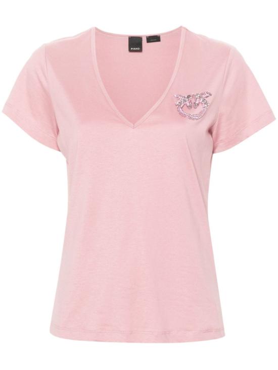  핑코 반팔 티셔츠 100372A24E Q08 Rosa zefiro