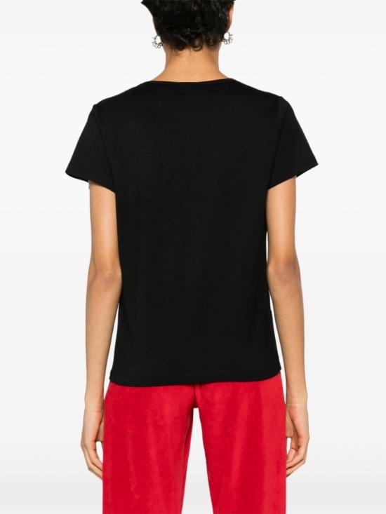  핑코 반팔 티셔츠 100372A24E Z99 Nero limousine - PINKO