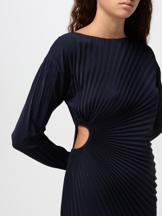 24FW 겐조 미디 원피스 FE62RO2939FO 79 Blue - KENZO