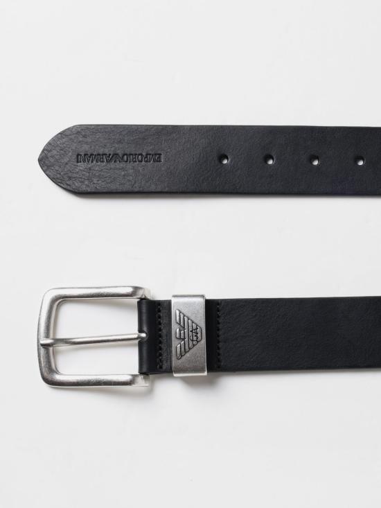 24FW 엠포리오 아르마니 가죽 벨트 Y4S201YDD6G 80001 Black - EMPORIO ARMANI