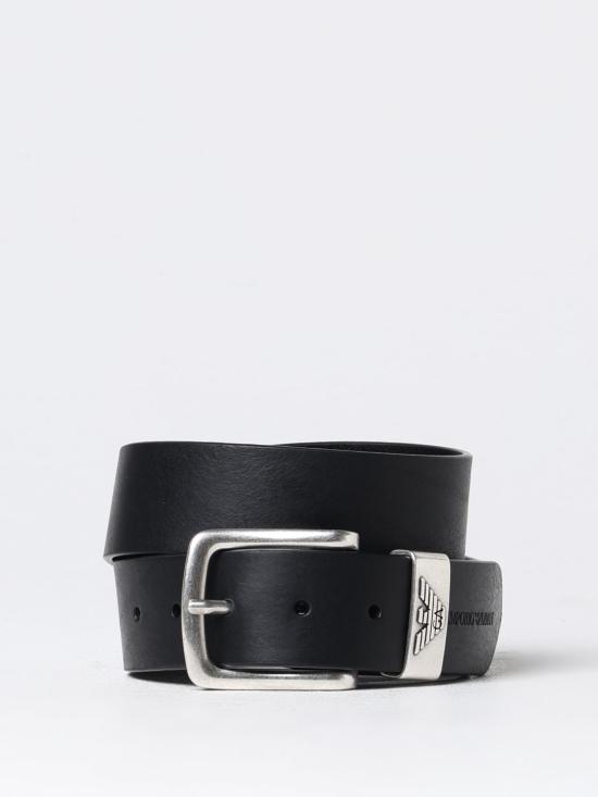 24FW 엠포리오 아르마니 가죽 벨트 Y4S201YDD6G 80001 Black