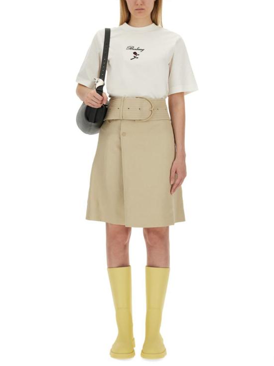  버버리 숏 스커트 8087482 A1450 Beige - BURBERRY