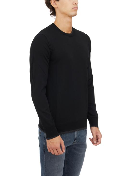 26SS 파올로페코라 스웨터 IA013F0019000 Black - PAOLO PECORA