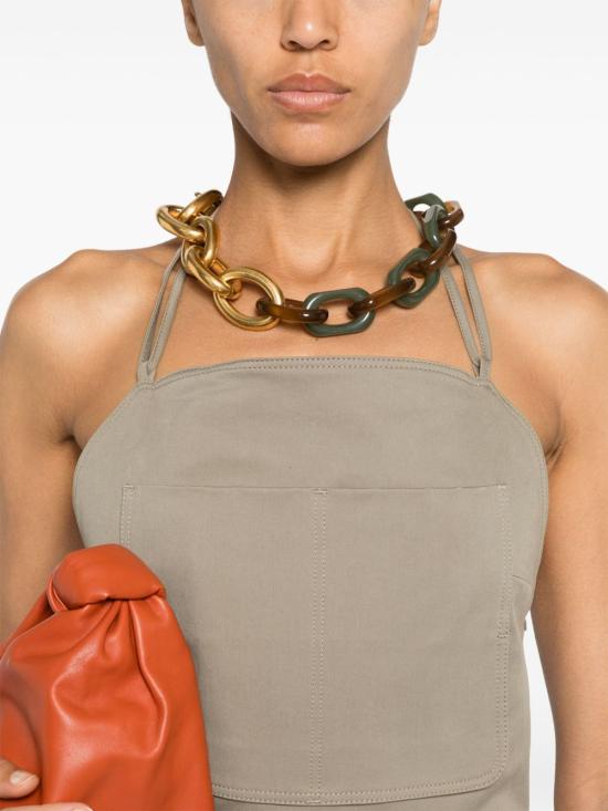  막스마라 미디 원피스 2411221233600 ADORNO1234005 Kaki - MAX MARA