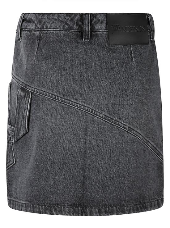 25SS JW앤더슨 데님 스커트 DK0020 PG1195 GREY - JW ANDERSON