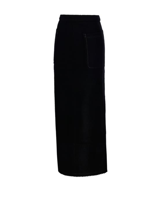 24FW 막스마라 롱 스커트 2421306013600 002 NERO - MAX MARA