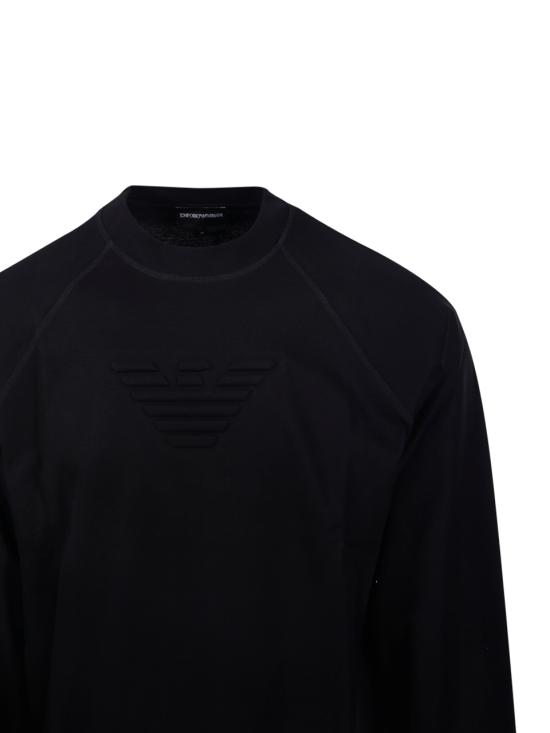 24FW 엠포리오 아르마니 긴팔 티셔츠 6D1M7S 1JHFZ 0999 NERO - EMPORIO ARMANI