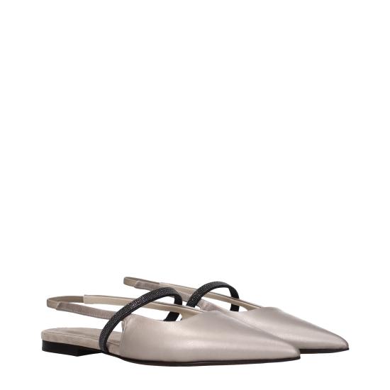 25SS 브루넬로 쿠치넬리 플랫 슈즈 MZLMC2500C9104 - BRUNELLO CUCINELLI