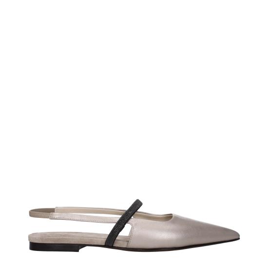 25SS 브루넬로 쿠치넬리 플랫 슈즈 MZLMC2500C9104