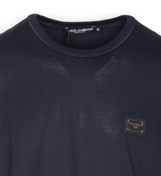 25FW 돌체앤가바나 반팔 티셔츠 G8PT1TG7F2IB0665 BLUE - DOLCE & GABBANA