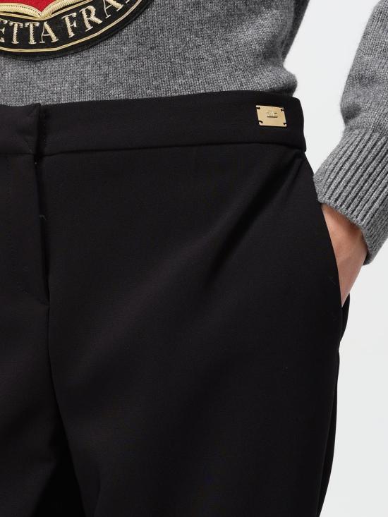 25FW 엘리자베타프랜치 스트레이트 팬츠 PA054 110 Black - ELISABETTA FRANCHI