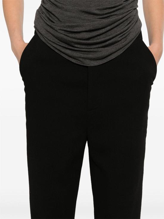  릭 오웬스 스트레이트 팬츠 RP02D3305WA 09 BLACK - RICK OWENS