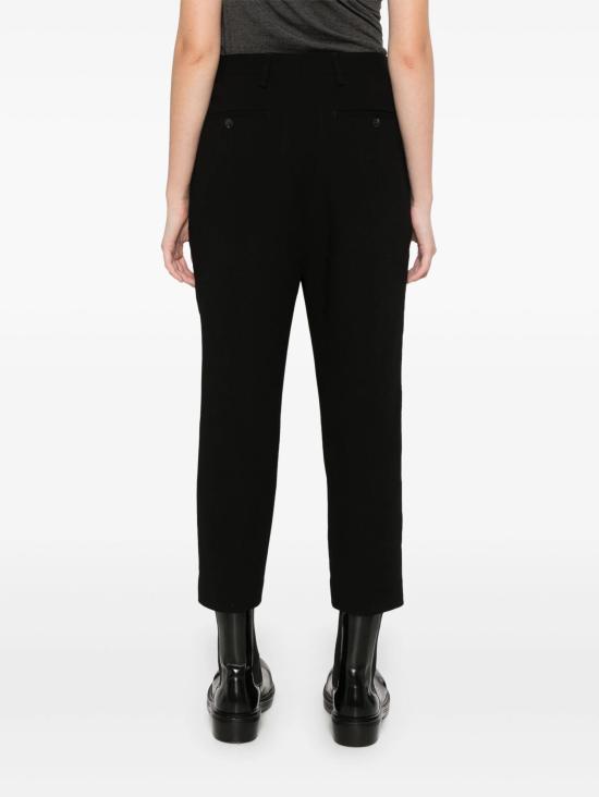  릭 오웬스 스트레이트 팬츠 RP02D3305WA 09 BLACK - RICK OWENS