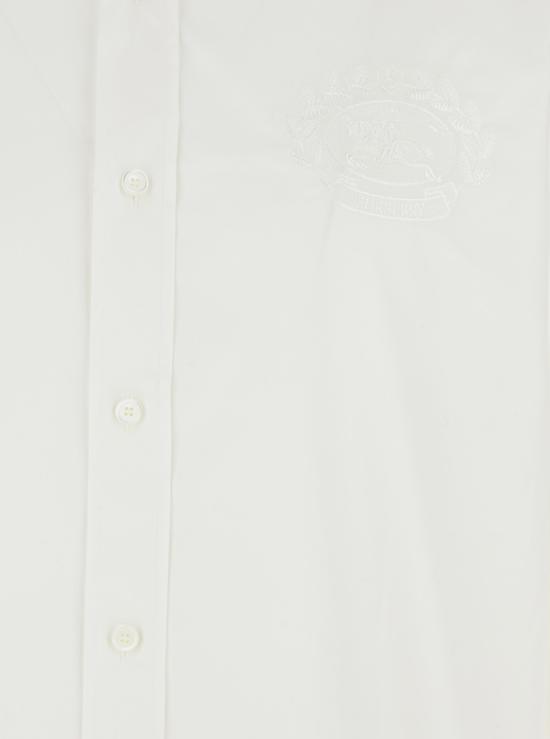  버버리 EKD 자수 코튼 셔츠 8095333B7347 White - BURBERRY
