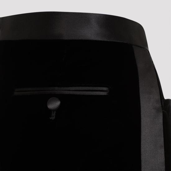 24FW 톰포드 스트레이트 팬츠 PAW585 FAX1113 LB999 BLACK - TOMFORD