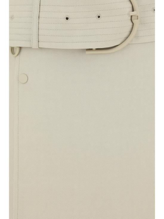  버버리 미디 스커트 8087482 A1450 BEIGE - BURBERRY