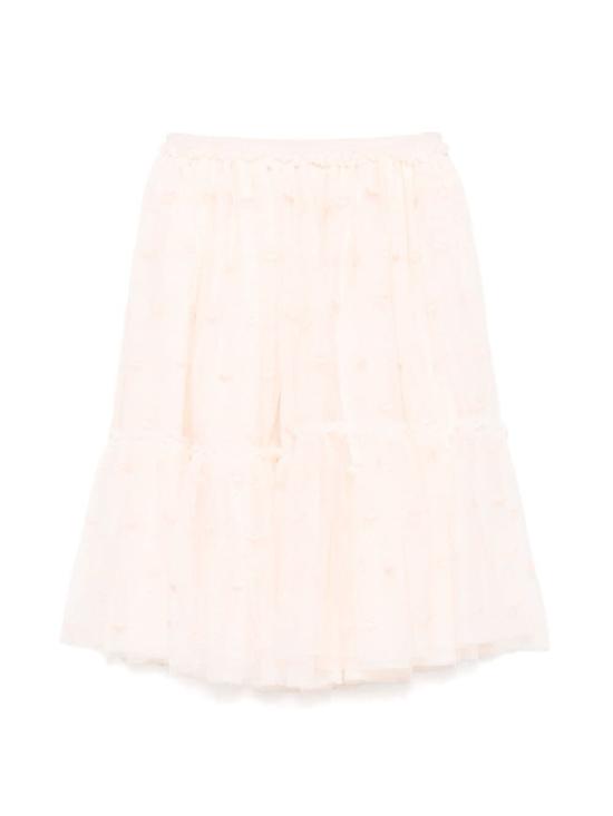 24FW [키즈] 스텔라 맥카트니 스커트 TV7A64 Z2103 50TEM PINK EMBROIDERY - STELLA MCCARTNEY