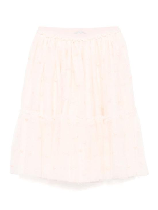 24FW [키즈] 스텔라 맥카트니 스커트 TV7A64 Z2103 50TEM PINK EMBROIDERY