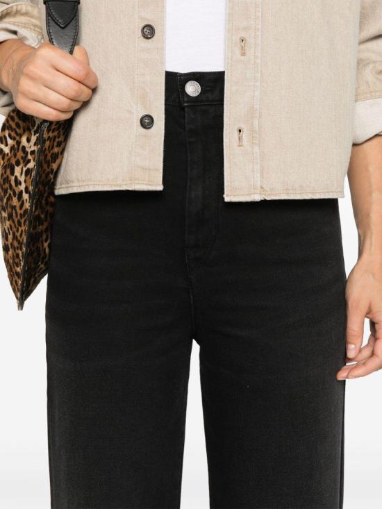 24FW 이자벨마랑 스트레이트 팬츠 PA0055FAB1H06I 01BK BLACK - ISABEL MARANT