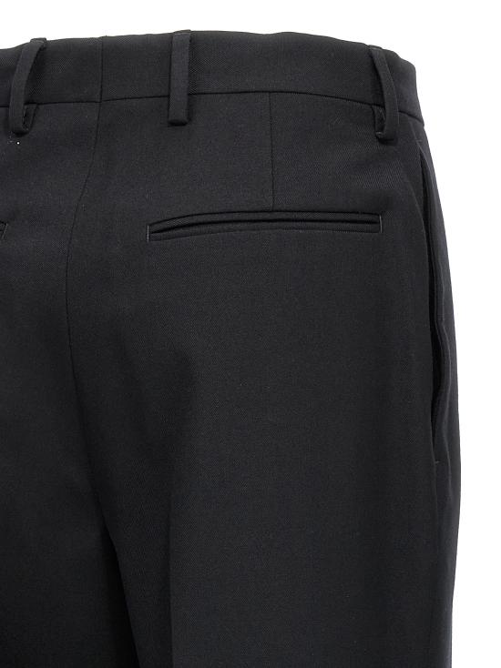  드리스 반 노튼 스트레이트 팬츠 2420109039251900 Black - DRIES VAN NOTEN