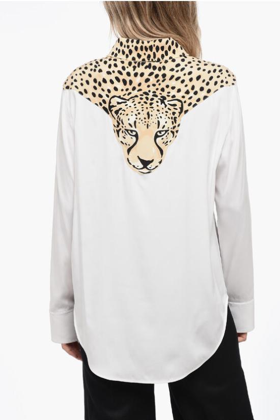  크리지아 셔츠 J1DE10699 SILK ELAS 01 White - KRIZIA