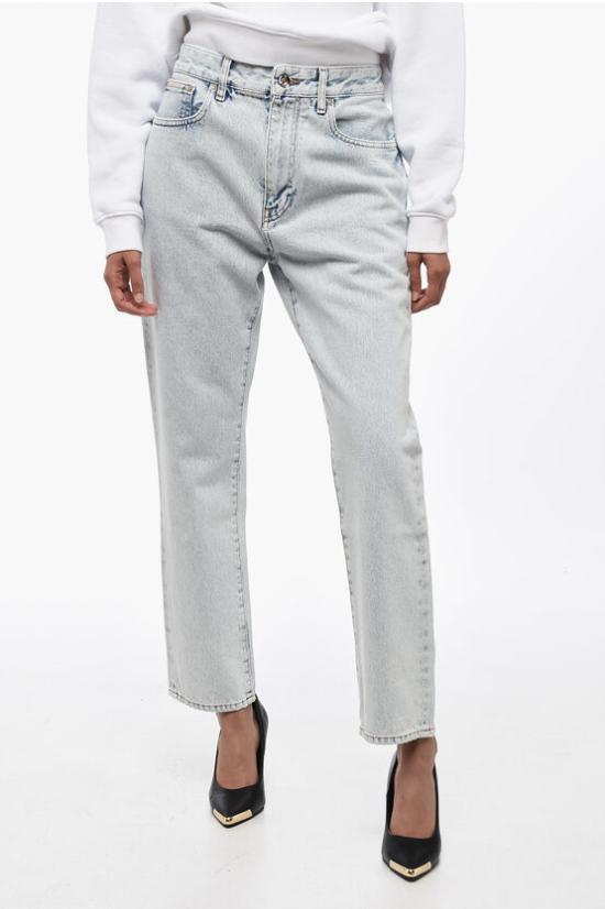  오프화이트 데님 팬츠 OWYA032C99 DEN003 4001 Light blue