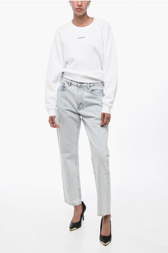  오프화이트 데님 팬츠 OWYA032C99 DEN003 4001 Light blue - OFF WHITE