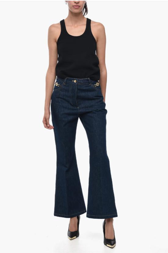  파투 데님 팬츠 TR0300008602D Blue - PATOU