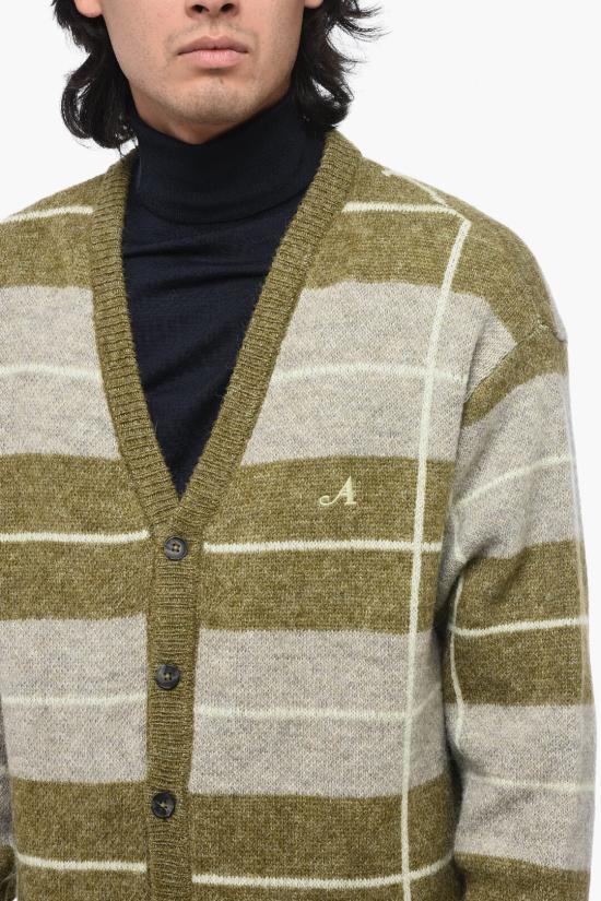  어웨이크 NY 가디건 AWK FW23 KN003 SAGE MULTI Green - AWAKE NY