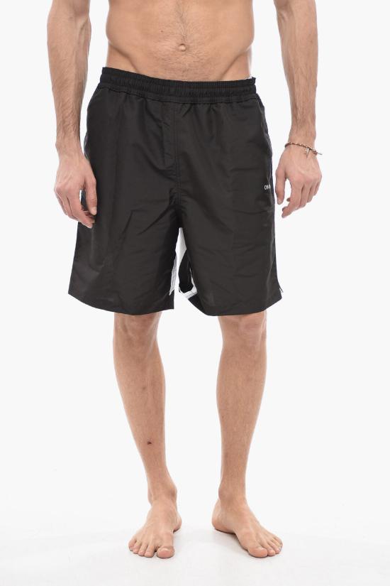  오프화이트 스윔팬츠 OMFD008S23FAB0011001 Black