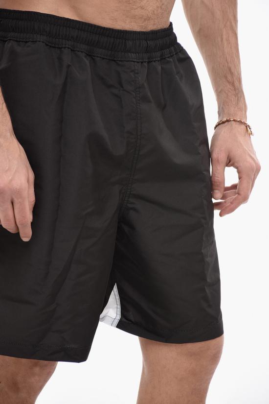  오프화이트 스윔팬츠 OMFD008S23FAB0011001 Black - OFF WHITE
