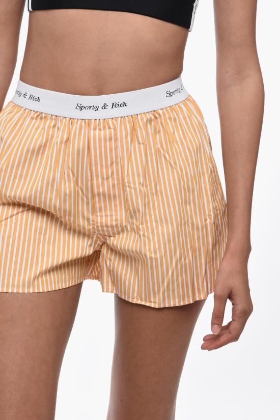  스포티앤리치 숏팬츠 BO421YSCO YS Orange - SPORTY & RICH