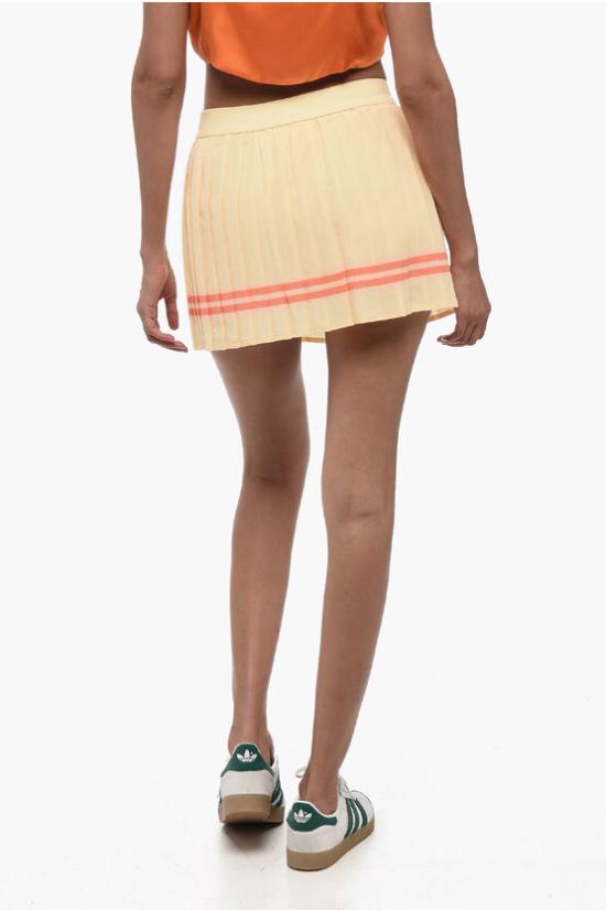  스포티앤리치 숏 스커트 SK921ALCO AL Yellow - SPORTY & RICH