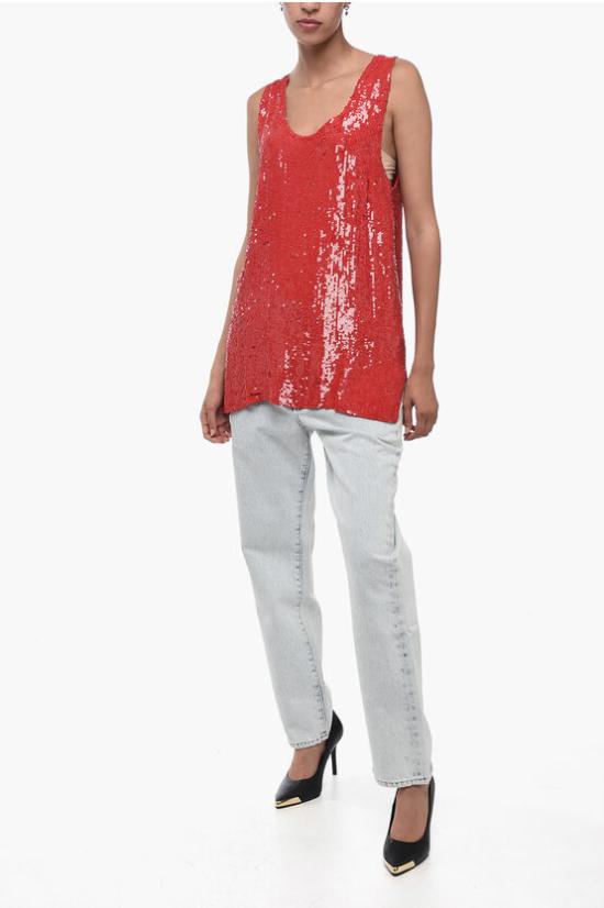  파로쉬 민소매 티셔츠 D310532 013 Red - PAROSH