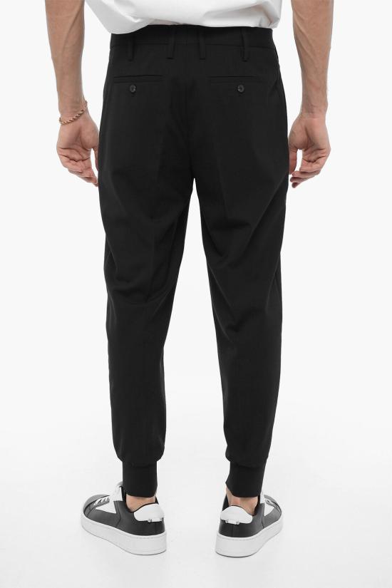  닐바렛 트레이닝/조거 팬츠 NBV3PA78S V000 001 Black - NEIL BARRETT