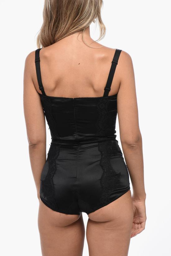  돌체앤가바나 바디수트 티셔츠 O9A05TFUAD8N0000 Black - DOLCE & GABBANA