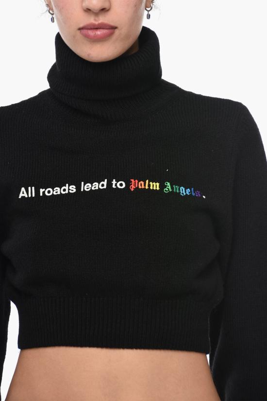  팜앤젤스 터틀넥 PWHF024F23KNI0021001 - PALM ANGELS